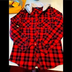 Buffalo checkered flannel top